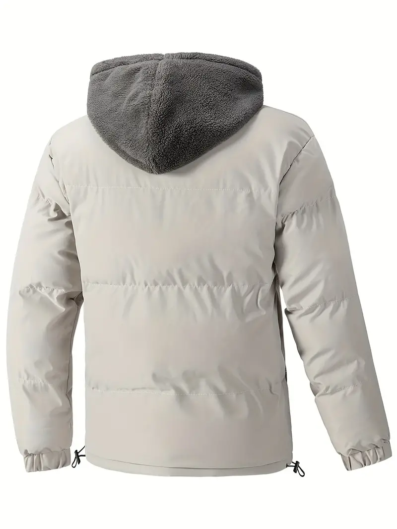 Herren Winterjacke Pufferjacke Wasserabweisend Fleece