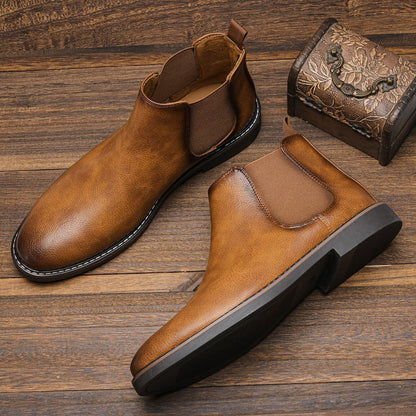 Norvielle Damenstiefel Lederschaft
