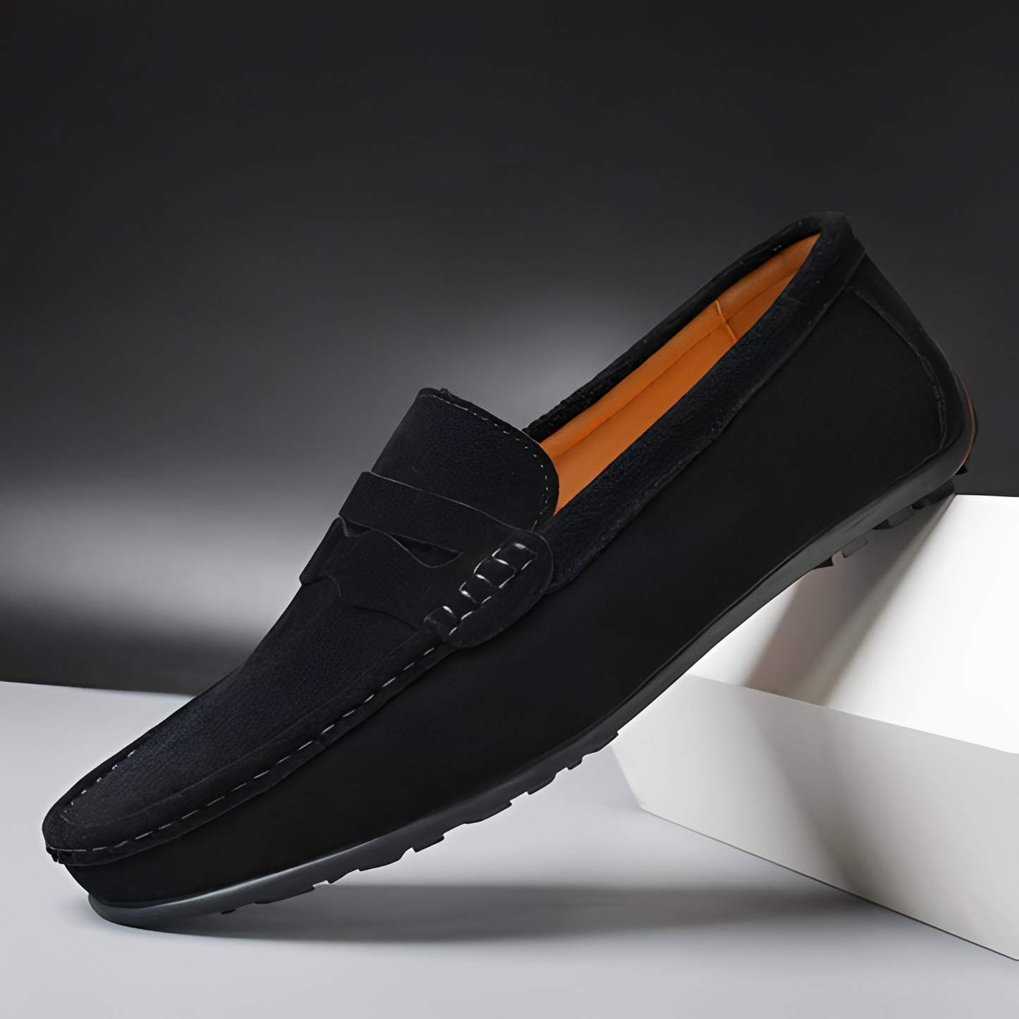 Elegante Herren Loafer Schuhe Lederoptik