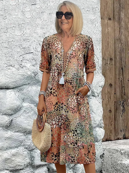 Damen Sommerkleid Leicht Elegantes Design