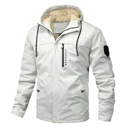 Norvielle Herrenjacke Fleece Kapuze Winddicht Wasserabweisend