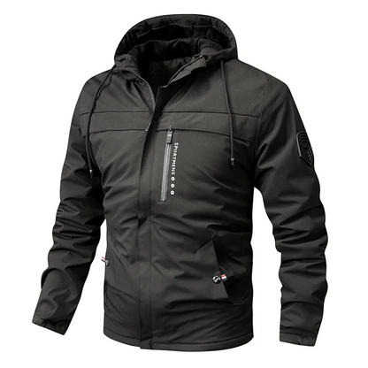 Norvielle Herrenjacke Fleece Kapuze Winddicht Wasserabweisend