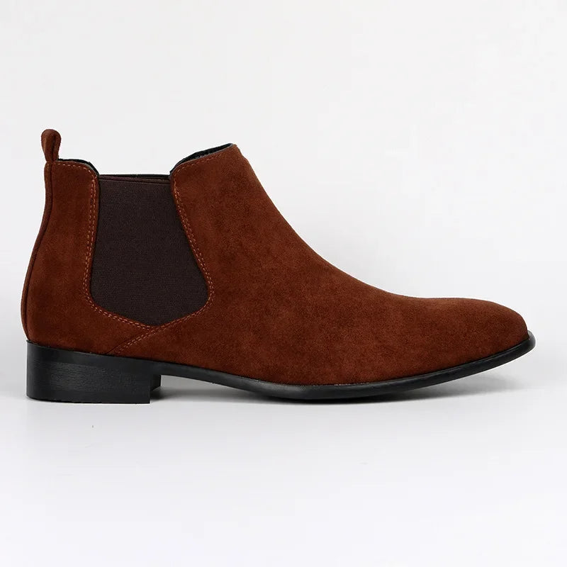 Herren Chelsea Boots Knöchelhoch Leder