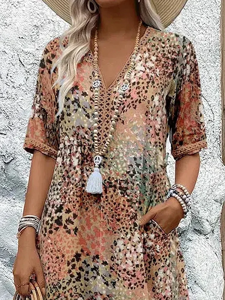 Damen Sommerkleid Leicht Elegantes Design - Norvielle