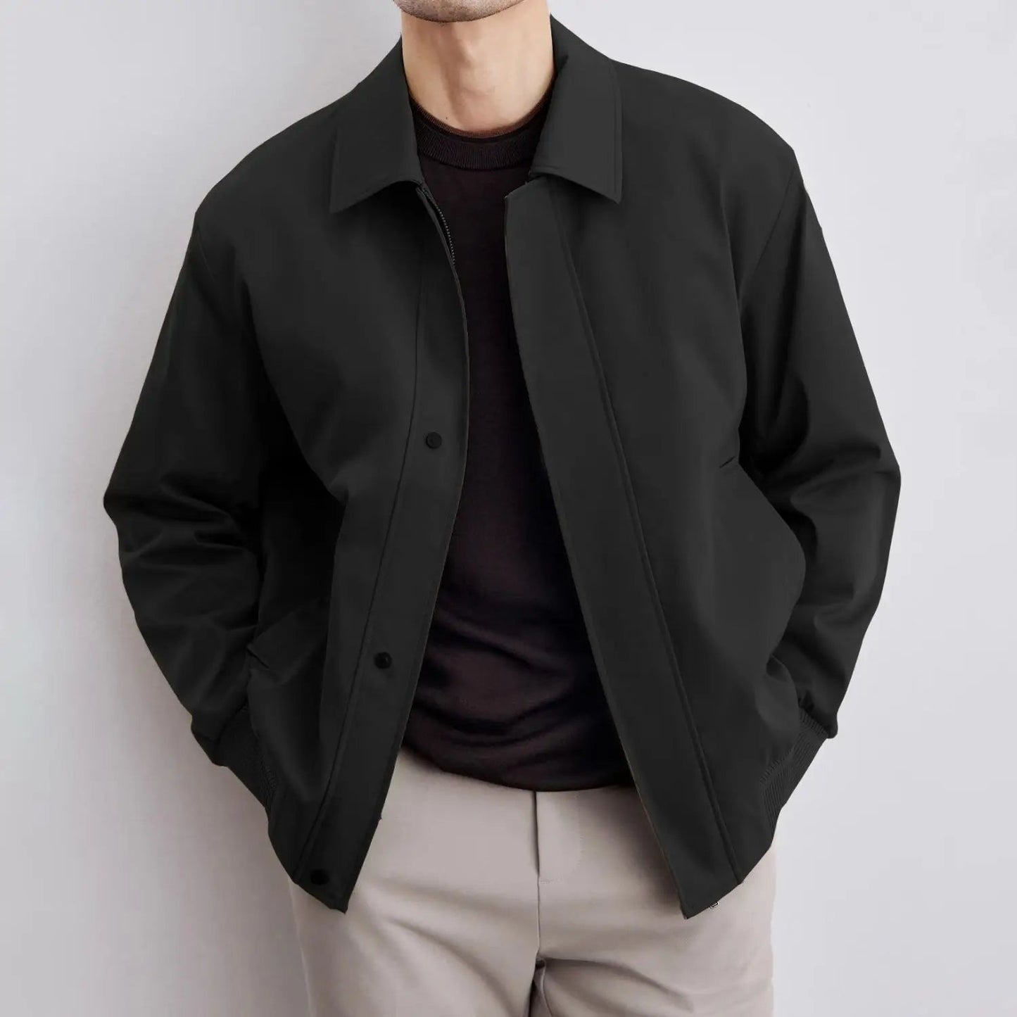 Herren Bomberjacke Klassisch Polyamid