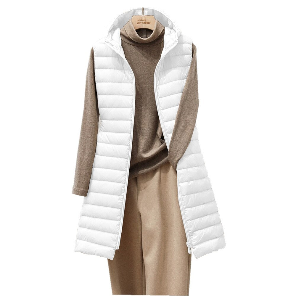 Norvielle Damen Daunenjacke Mit Kapuze
