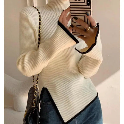 Damen Rollkragenpullover Klassisch