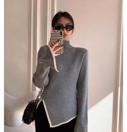 Damen Rollkragenpullover Klassisch