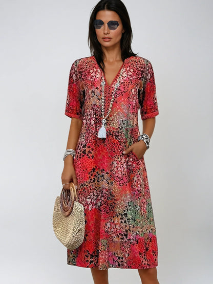 Damen Sommerkleid Leicht Elegantes Design