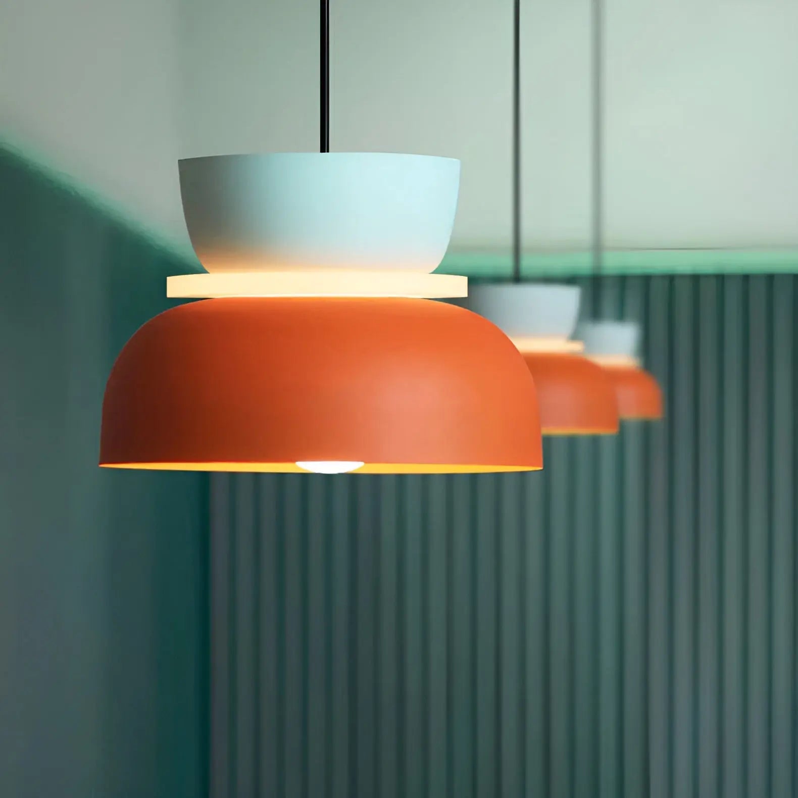 MaxColor | Bunte und elegante Macaron LED-Pendelleuchte Zendoo.de