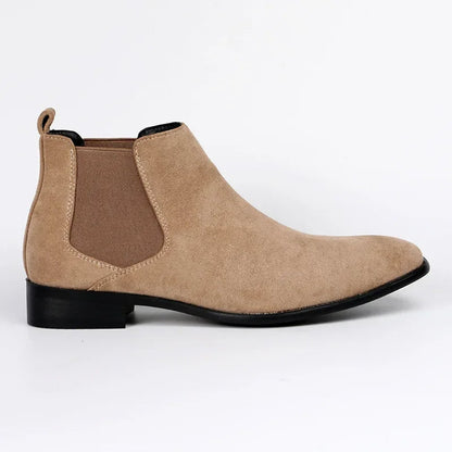 Herren Chelsea Boots Spitz Elastisch