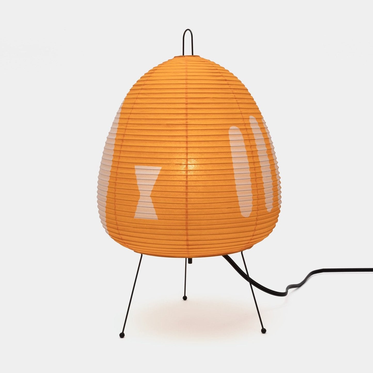 Tischlampe Reispapier Japanisches Retrodesign Weiß