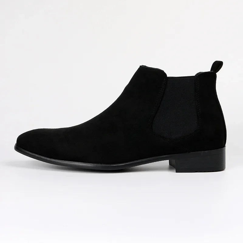 Herren Chelsea Boots Spitz Elastisch