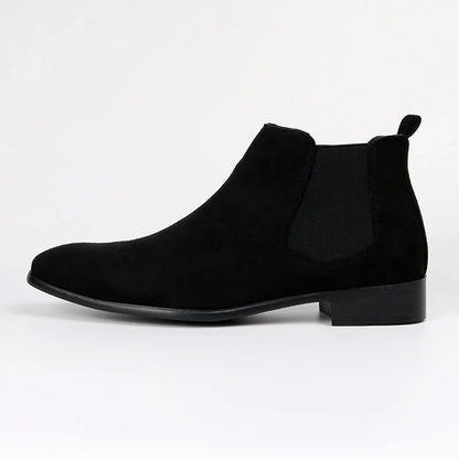 Herren Chelsea Boots Knöchelhoch Leder