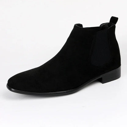 Herren Chelsea Boots Spitz Elastisch