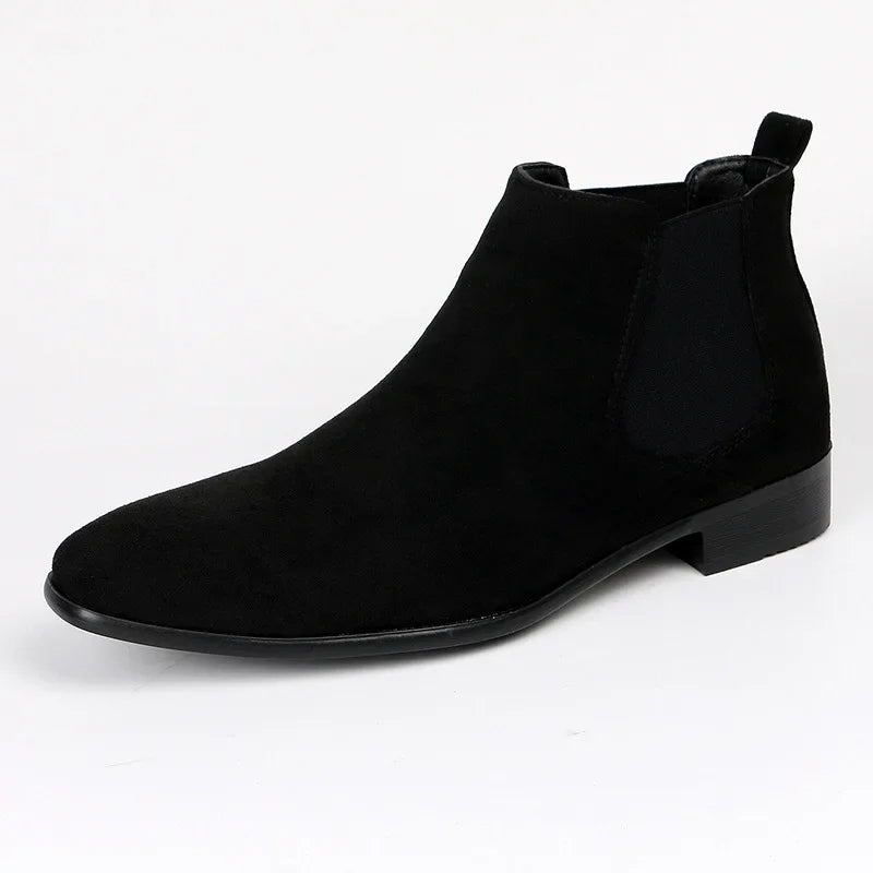 Herren Chelsea Boots Knöchelhoch Leder