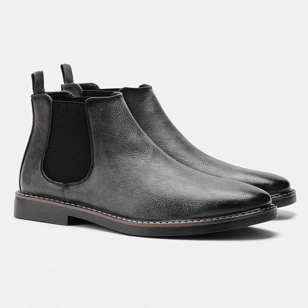 Norvielle Damenstiefel Lederschaft
