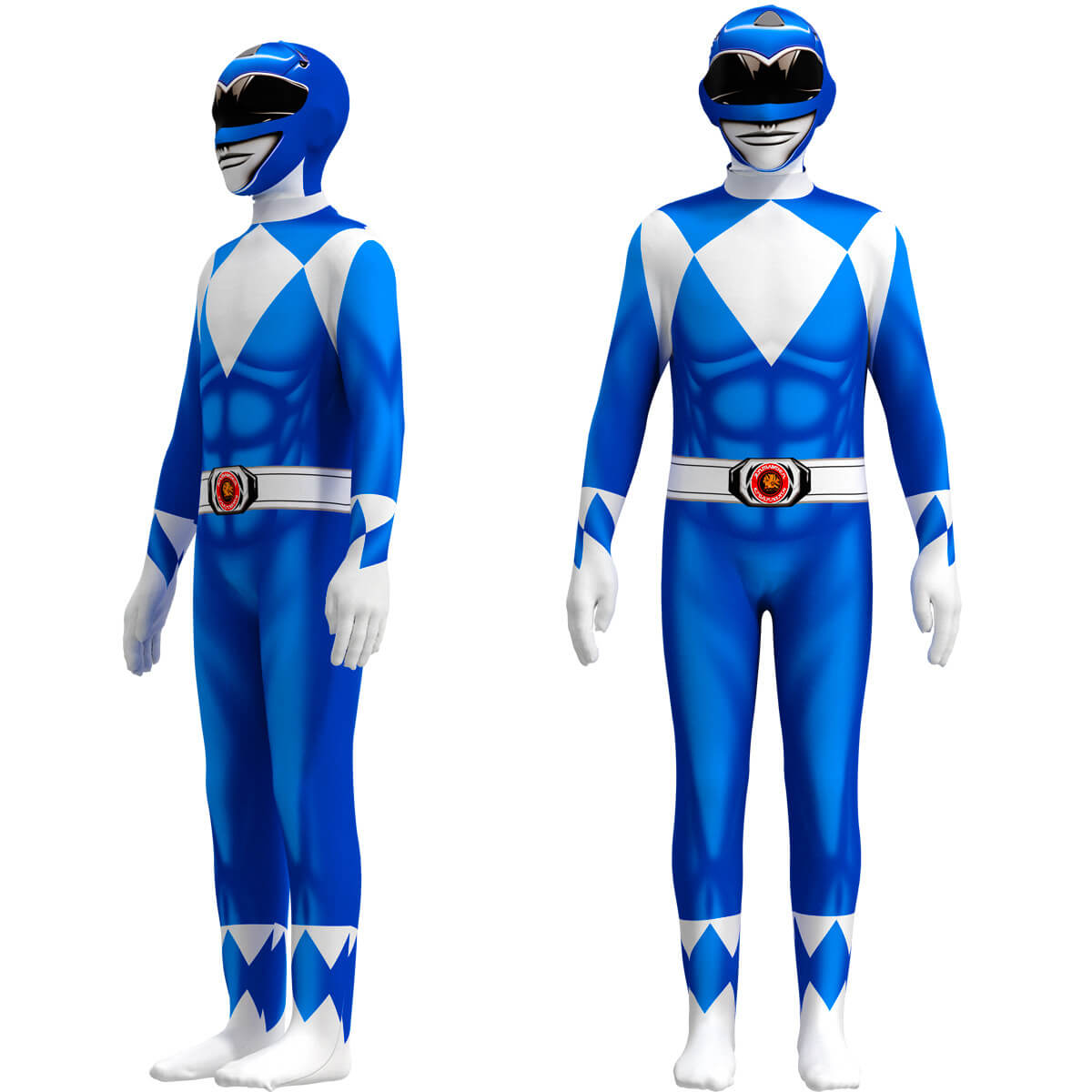 Kinder Superheld Kostüm Stretch-Polyester Jumpsuit mit Maske