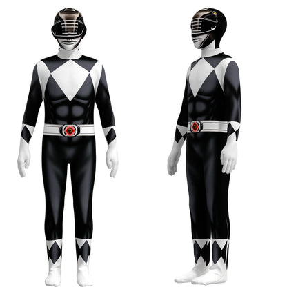 Kinder Superheld Kostüm Stretch-Polyester Jumpsuit mit Maske