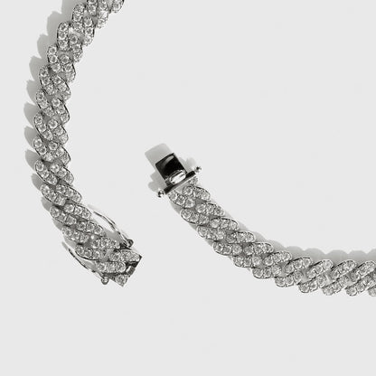 Havanna Damen Fußkette Silber Kaltgeschmiedet