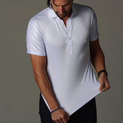Herren Slim Fit Poloshirt Kurzarm Stretch