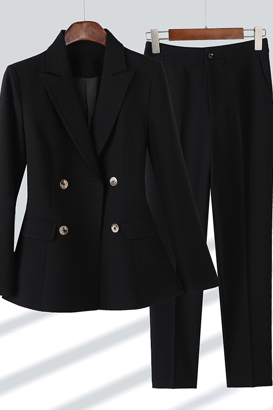 Damen Blazer-Set Strukturiert