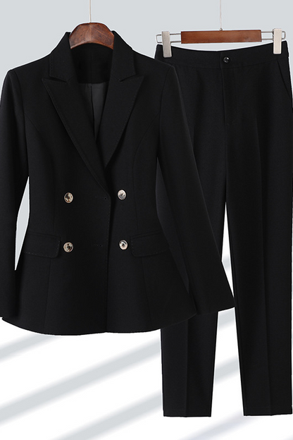 Damen Blazer-Set Strukturiert