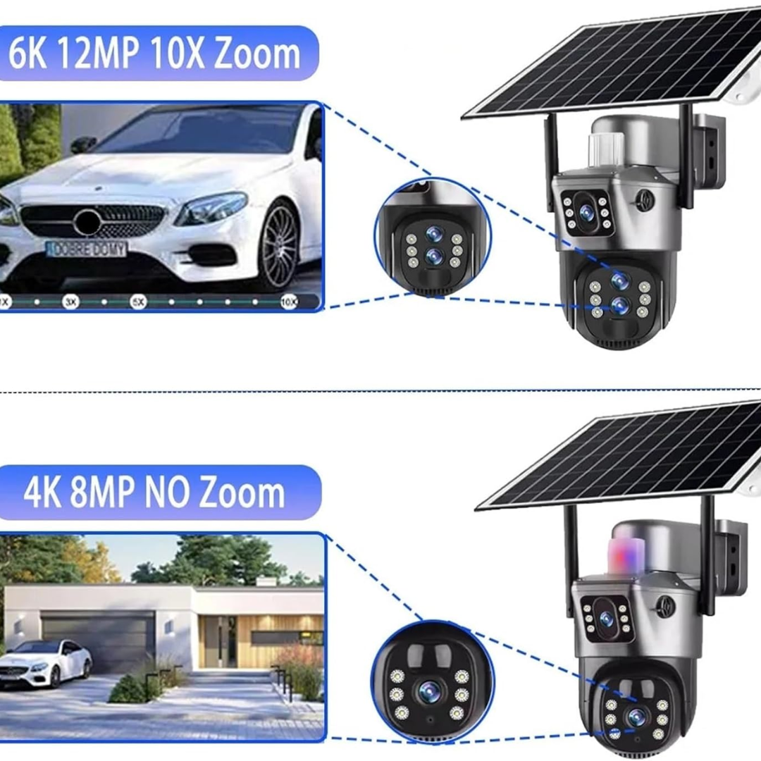 4K Überwachungskamera Solarbetrieben
