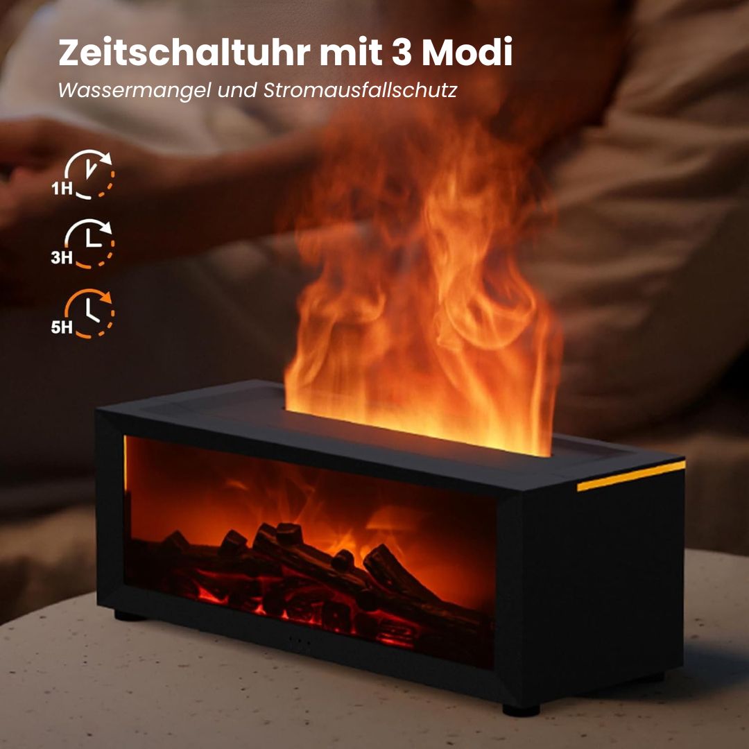 Elektrische Aroma-Lampe mit Flammeneffekt