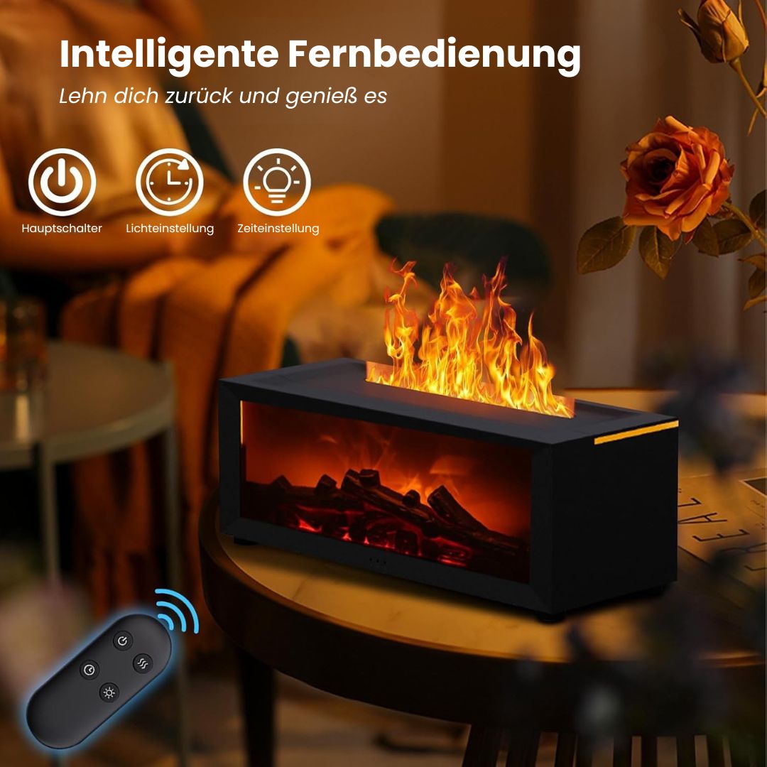 Elektrische Aroma-Lampe mit Flammeneffekt