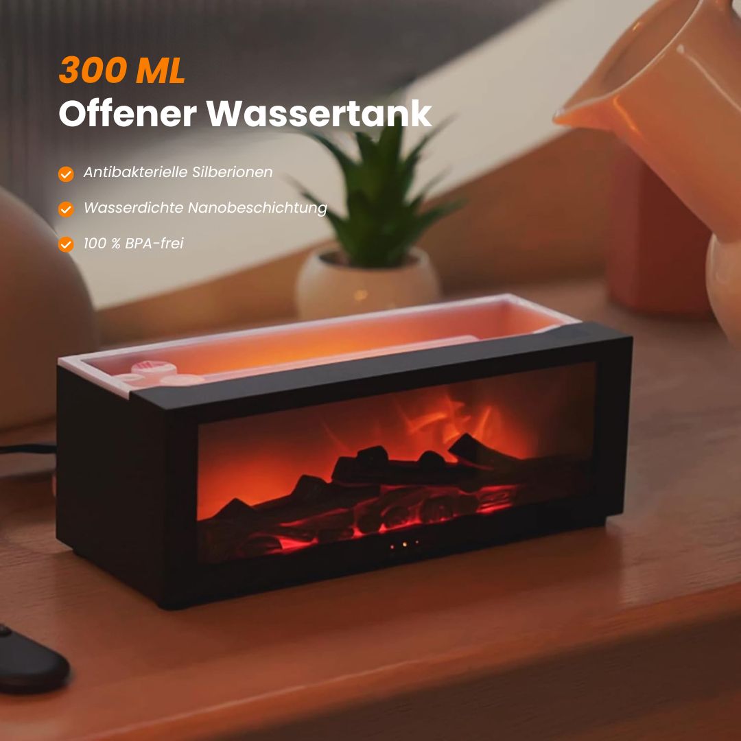 Elektrische Aroma-Lampe mit Flammeneffekt
