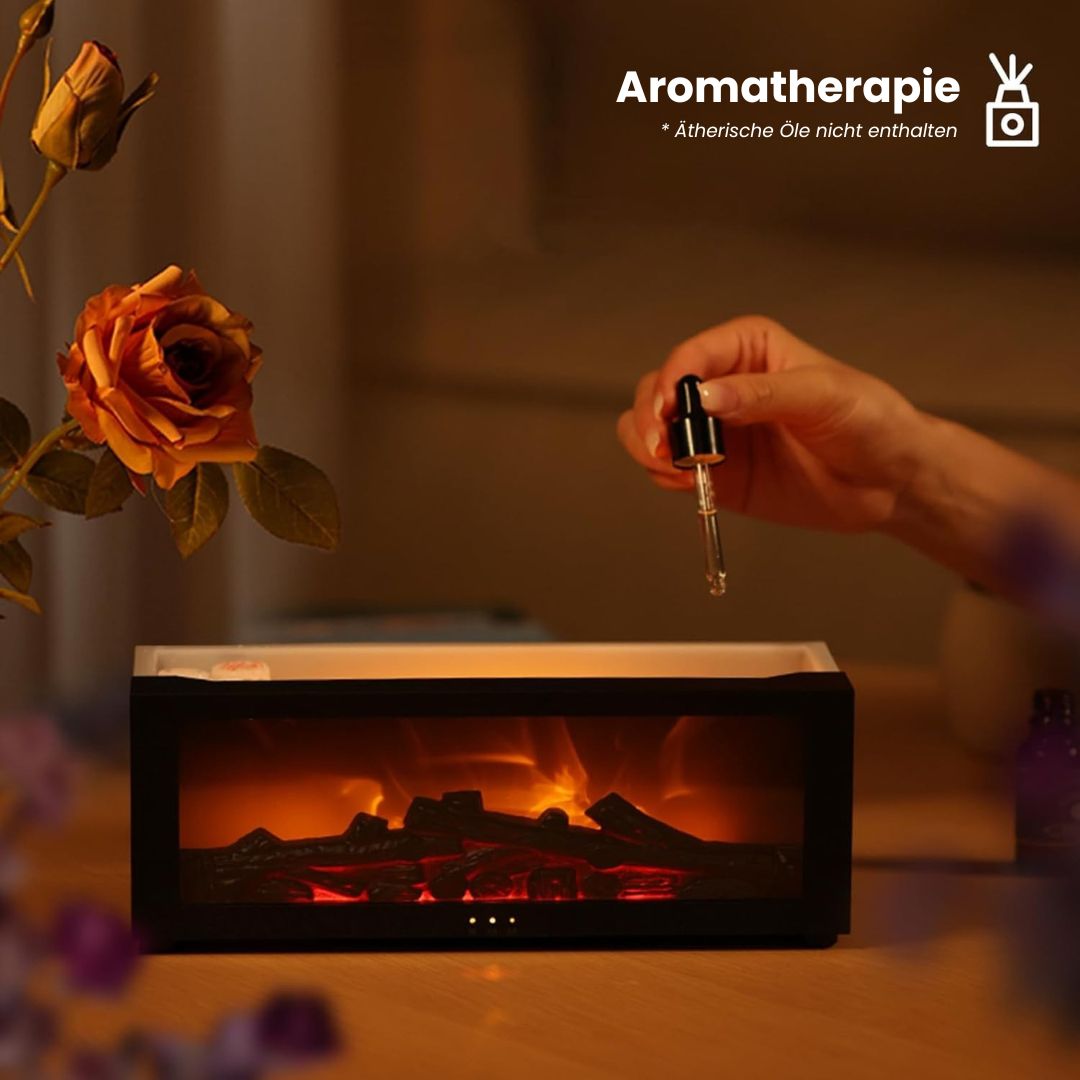 Elektrische Aroma-Lampe mit Flammeneffekt