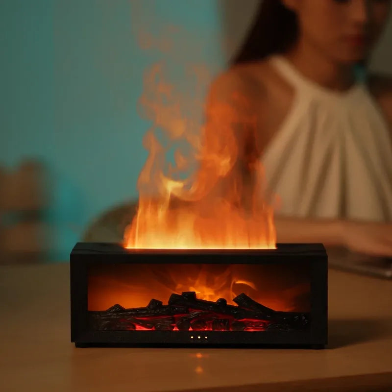 Elektrische Aroma-Lampe mit Flammeneffekt