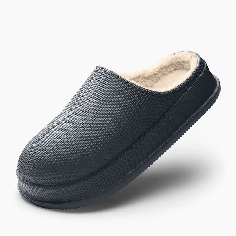 Norvielle Damen Slipper Wollfutter Warm Beige
