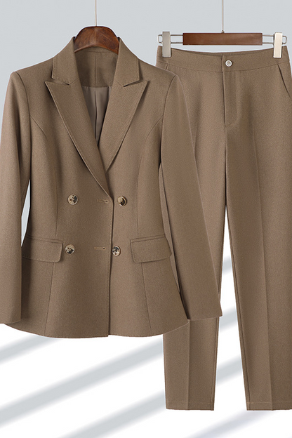 Damen Blazer-Set Strukturiert