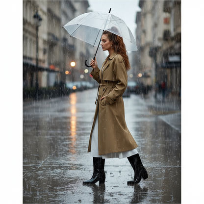 Velaya Damen Westernstiefel Glänzend Wasserdicht