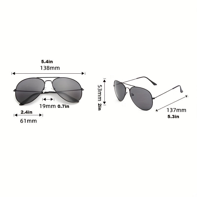 Damen Aviator Sonnenbrille Goldener Rahmen