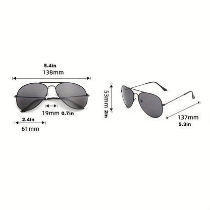 Damen Aviator Sonnenbrille Goldener Rahmen