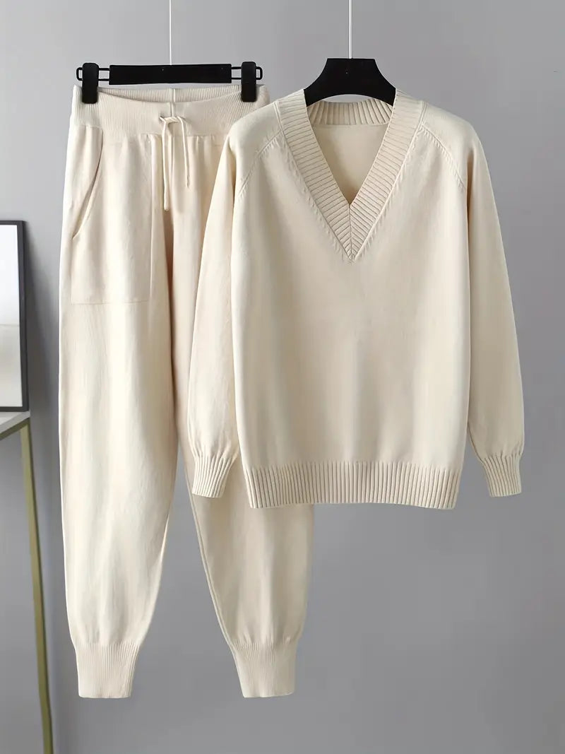 Damen Zweiteiliges Set Langärmlig - Norvielle