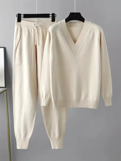 Damen Zweiteiliges Set Langärmlig - Norvielle