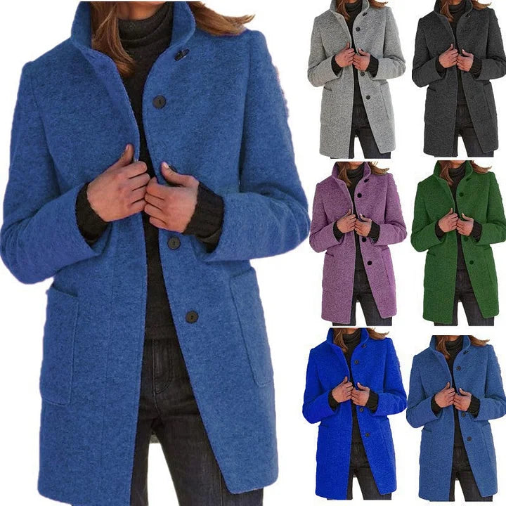 Zenny Damen Windbreaker-Jacke Elegant