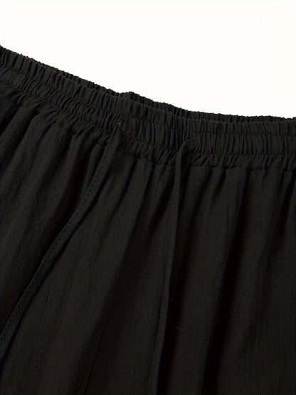 Herren Leinenhose Lang Komfortabel