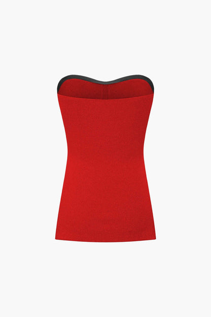 Damen Zweiteiler-Set Bustier- und Shorts Elegantes Design