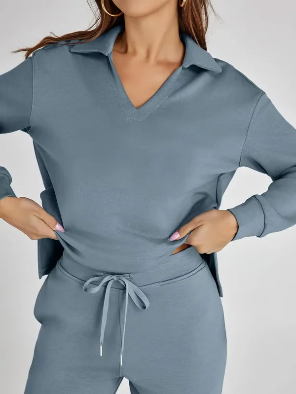 Damen Hoodie-Set Weich Warm Bequem