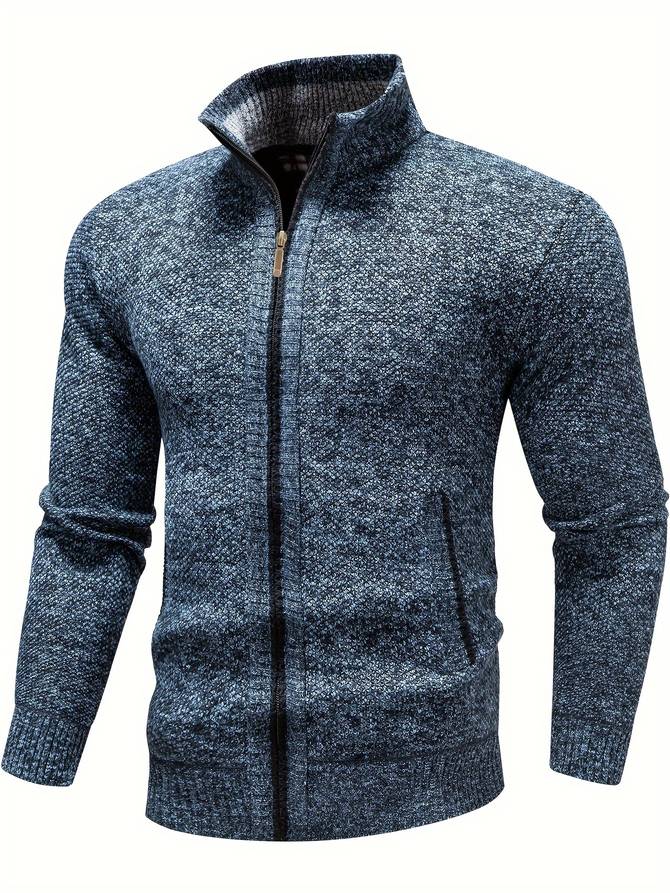 Herren Jacke Frontverschluss Reißverschluss
