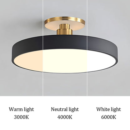 Moderne LED-Deckenleuchte Gold Finish