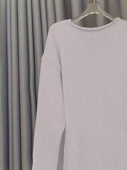 Damen Oversize Pullover Warm