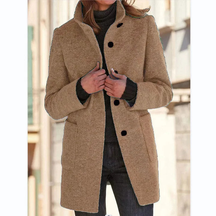 Zenny Damen Windbreaker-Jacke Elegant
