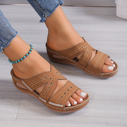 Damen Orthopädische Sandalen Komfort Schuhe