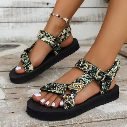 Norvielle Damen Boho Sandalen